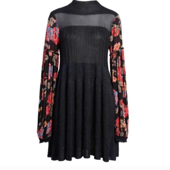 Free People Rose and Shine floral print dress - Picture 2 of 6